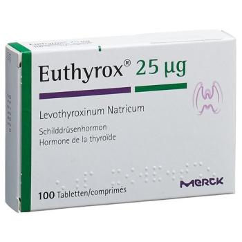 Euthyrox 25 tablets 25 mcg 100 pcs