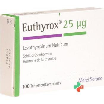 EUTHYROX 25 mcg  100 Tabl