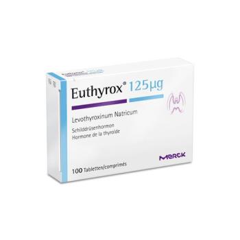 Euthyrox 125 tabl 125 mcg 100 pcs