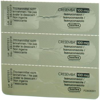 Cresemba caps 100 mg 14 pcs