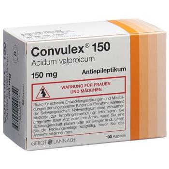 Convulex Caps 150 mg 100 pcs