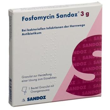 Fosfomycin Sandoz Gran 3g Bag