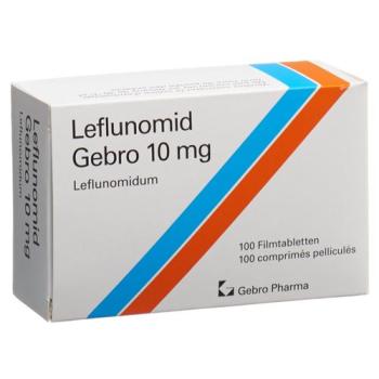 Leflunomide Gebro Filmtabl 10 mg 100 pcs