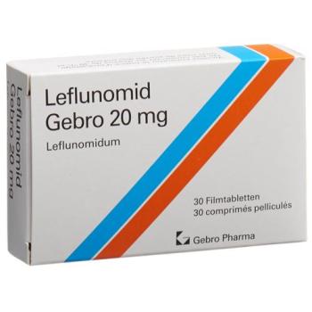 Leflunomide Gebro Filmtabl 20 mg 30 pcs