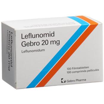 Leflunomide Gebro Filmtabl 20 mg 100 pcs