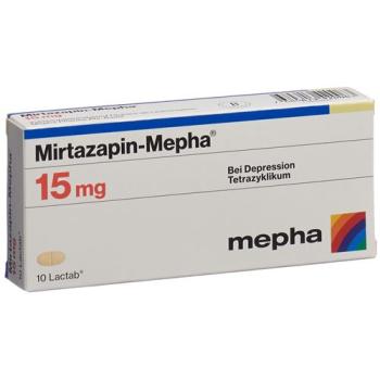 Mirtazapin-Mepha Lactab 15 mg 30 pcs