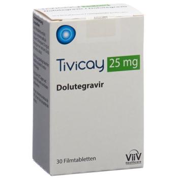 Tivicay film tabl 25 mg bottle 30 pcs