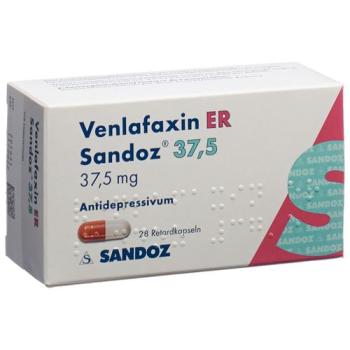 Venlafaxine ER Sandoz Ret Kaps 37.5 mg 28 pcs
