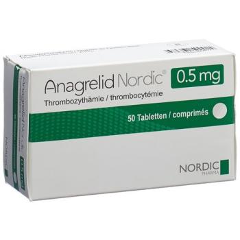 Anagrelide Nordic Tabl 0.5 mg 50 pcs