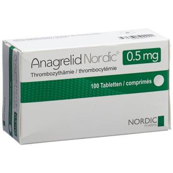 Anagrelide Nordic Tabl 0.5 mg 100 pcs