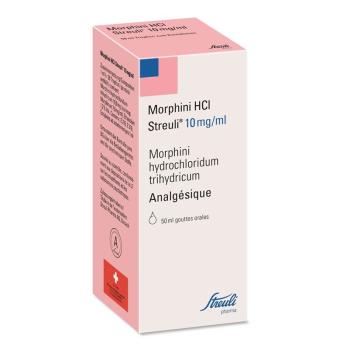Morphini HCl Streuli Tropfen 10 mg/ml Fl 50 ml