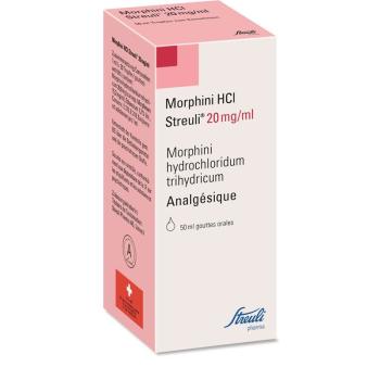 Morphini HCl Streuli Tropfen 20 mg/ml Fl 50 ml