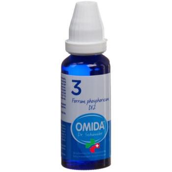 Omida Schuessler Nr3 Ferrum phosphoricum Dil D 12 Bottle 30 ml