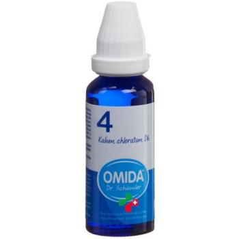 Omida Schuessler Nr4 potassium chloratum Dil D 6 Fl 30 ml