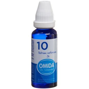 Omida Schuessler Nr10 sodium sulfuricum Dil D 6 Fl 30 ml