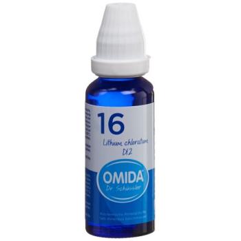 Omida Schuessler Nr16 Lithium chloratum Dil D 12 Bottle 30 ml
