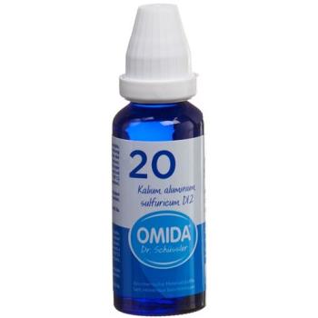 Omida Schuessler Nr20 potassium aluminum sulfuricum Dil D 12 Fl 30