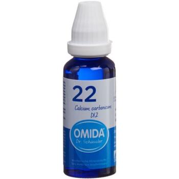 Omida Schuessler No. 22 Calcium carbonicum Dil D12 Bottle 30 ml