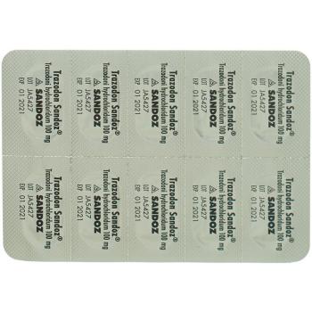 Trazodone Sandoz Tabl 100 mg 30 pcs