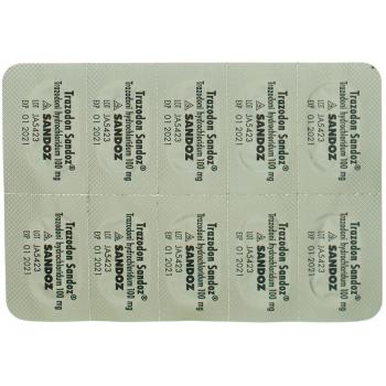 Trazodone Sandoz Tabl 100 mg 100 pcs