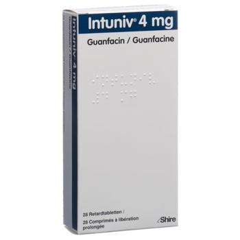 Intuniv Ret Tabl 4 mg 28 pcs