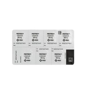 Prevymis Filmtablet 480 mg 28 pcs