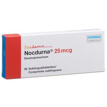 Nocdurna Subling Tabl 25 mcg 30 pcs