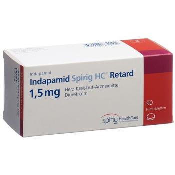 Indapamide Spirig HC Ret Filmtabl 1.5 mg 90 pcs