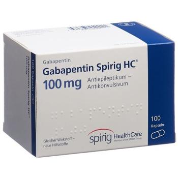 Gabapentin Spirig HC Kaps 100 mg 100 pcs