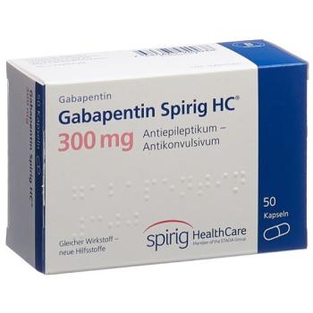 Gabapentin Spirig HC Kaps 300 mg 50 pcs