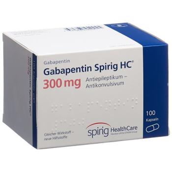 Gabapentin Spirig HC Kaps 300 mg 100 pcs