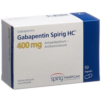 Gabapentin Spirig HC Kaps 400 mg 50 pcs