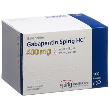 Gabapentin Spirig HC Kaps 400 mg 100 pcs
