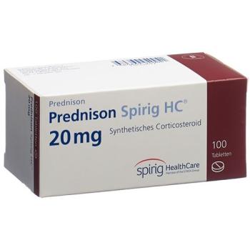 Prednisone Spirig HC Tabl 20 mg 100 pcs