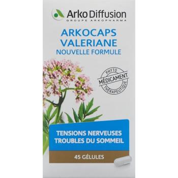 Arkocaps Valerian Kaps new formula Ds 45 pcs
