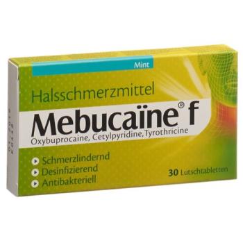 Mebucaine N lozenges new formula 30 pcs