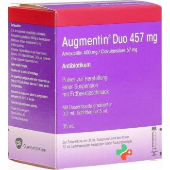 Augmentin Duo Pulver 457 mg Suspension Flasche 35 ml