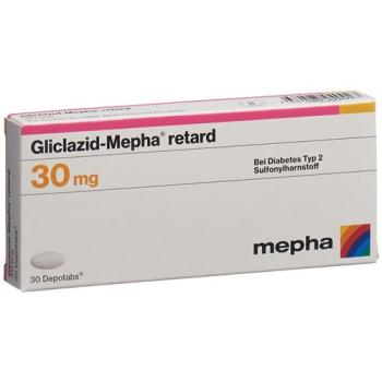 Gliclazide-Mepha retard Depotabs 30 mg 30 pieces
