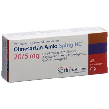 Olmesartan Amlo Spirig HC Filmtabl 20mg/5mg 30 pcs