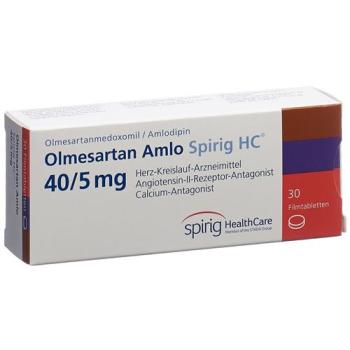 Olmesartan Amlo Spirig HC Filmtabl 40mg/5mg 100 pcs
