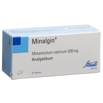Minalgin Tabl 500 mg oval 50 pcs