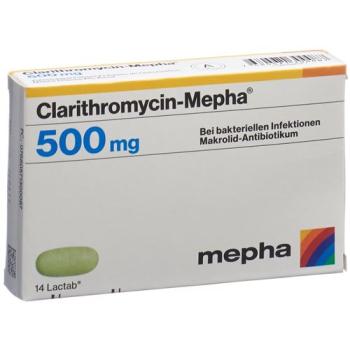 Clarithromycin-Mepha Lactab 500 mg 30 pcs
