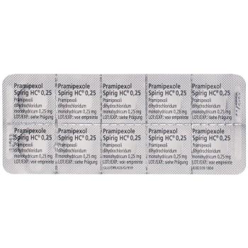 Pramipexol Spirig HC Tabl 0.25 mg 30 pcs