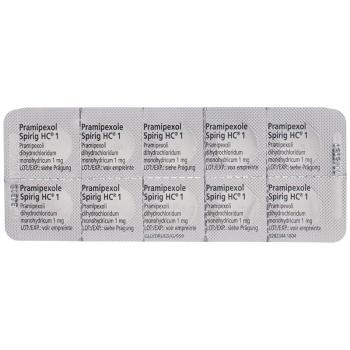 Pramipexole Spirig HC Tabl 1 mg 100 pcs