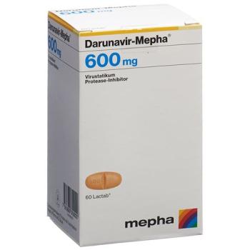 Darunavir-Mepha Lactab 600 mg Ds 60 pcs