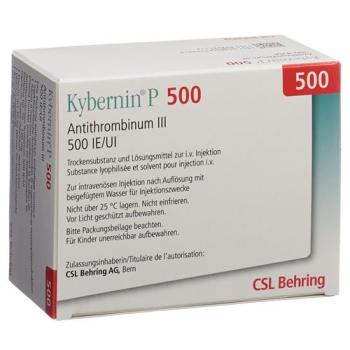 Kybernin P dry sub 500 IU with Solvens Fl