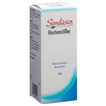 Similasan cough suppressant syrup bottle 118 ml