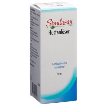 Similasan cough reliever syrup bottle 118 ml