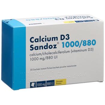Calcium D3 Sandoz powder 1000/880 bag 30 pieces