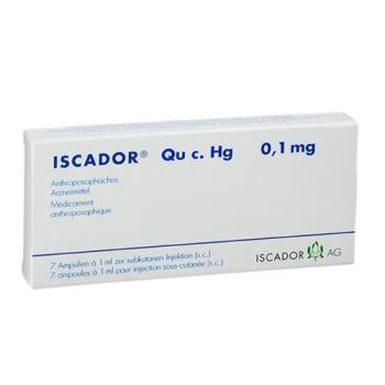 Iscador Qu c. Hg Inj L&ouml;s 0.1 mg Amp 7 pcs